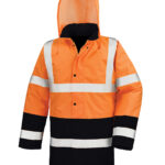 Motorway two-tone safety coat