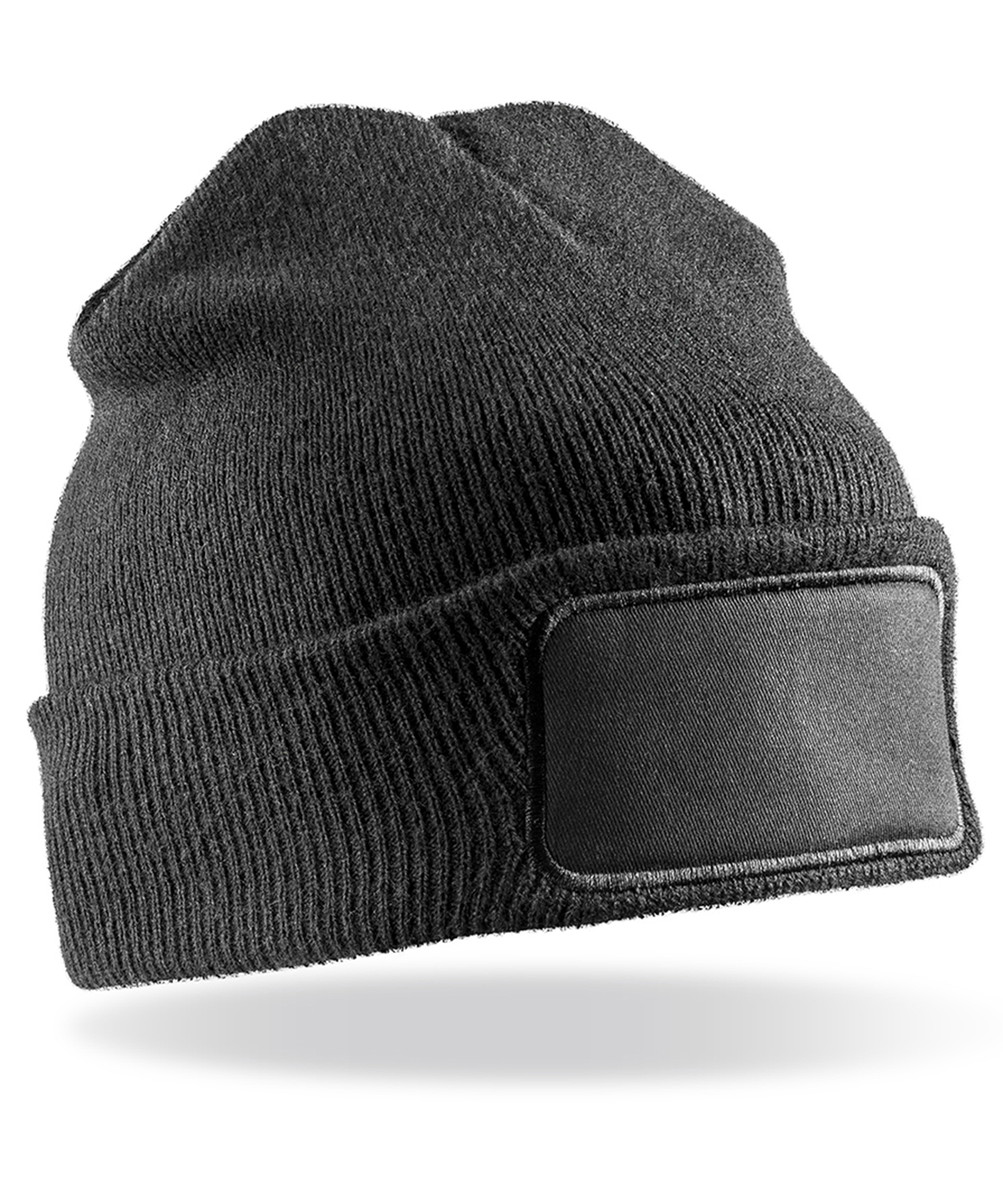 5dfabf8b6aa61163fd001942 Double-knit printers beanie - Image 1