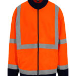 High visibility full-zip fleece