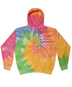 Rainbow tie-dye hoodie - Image 3