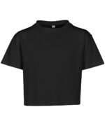 Girls cropped Jersey tee