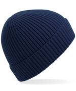 Engineered knit ribbed beanie - Image 7