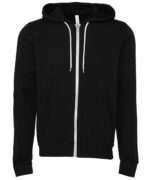 Unisex polycotton fleece full-zip hoodie - Image 4