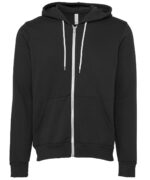 Unisex polycotton fleece full-zip hoodie - Image 5