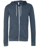 Unisex polycotton fleece full-zip hoodie - Image 9