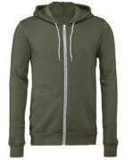 Unisex polycotton fleece full-zip hoodie - Image 13