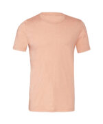 Unisex heather CVC short sleeve t-shirt - Image 41