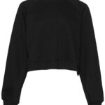 Women's raglan pullover fleece