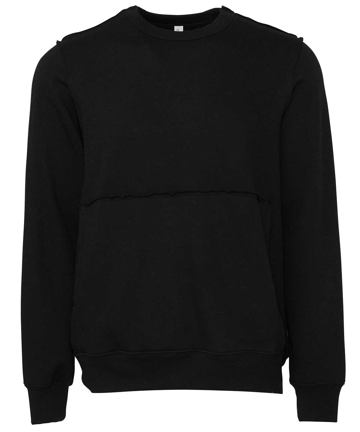 5f047f2fa3bffe5d7300007f Unisex raw-seam crew pullover - Image 1