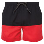 Block colour swim shorts