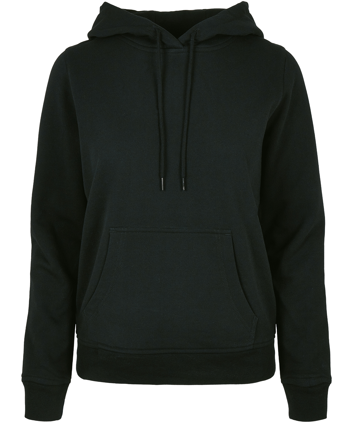 BB007_Black_FT Women's basic hoodie - Image 1