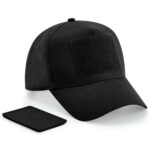 Removable patch 5-panel cap