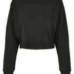 Women’s terry cropped crew