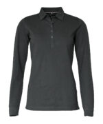 Women’s Carlington – deluxe long sleeve polo - Image 2