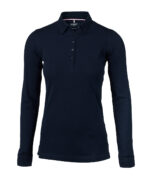 Women’s Carlington – deluxe long sleeve polo - Image 3
