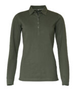 Women’s Carlington – deluxe long sleeve polo - Image 5