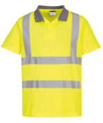 Eco Hi-vis short sleeve polo (EC10) - Image 2