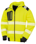 Recycled robust zipped safety hoodie - Image 2
