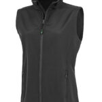 Women's recycled 2-layer printable softshell bodywarmer