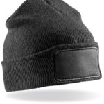 Recycled double knit printers beanie