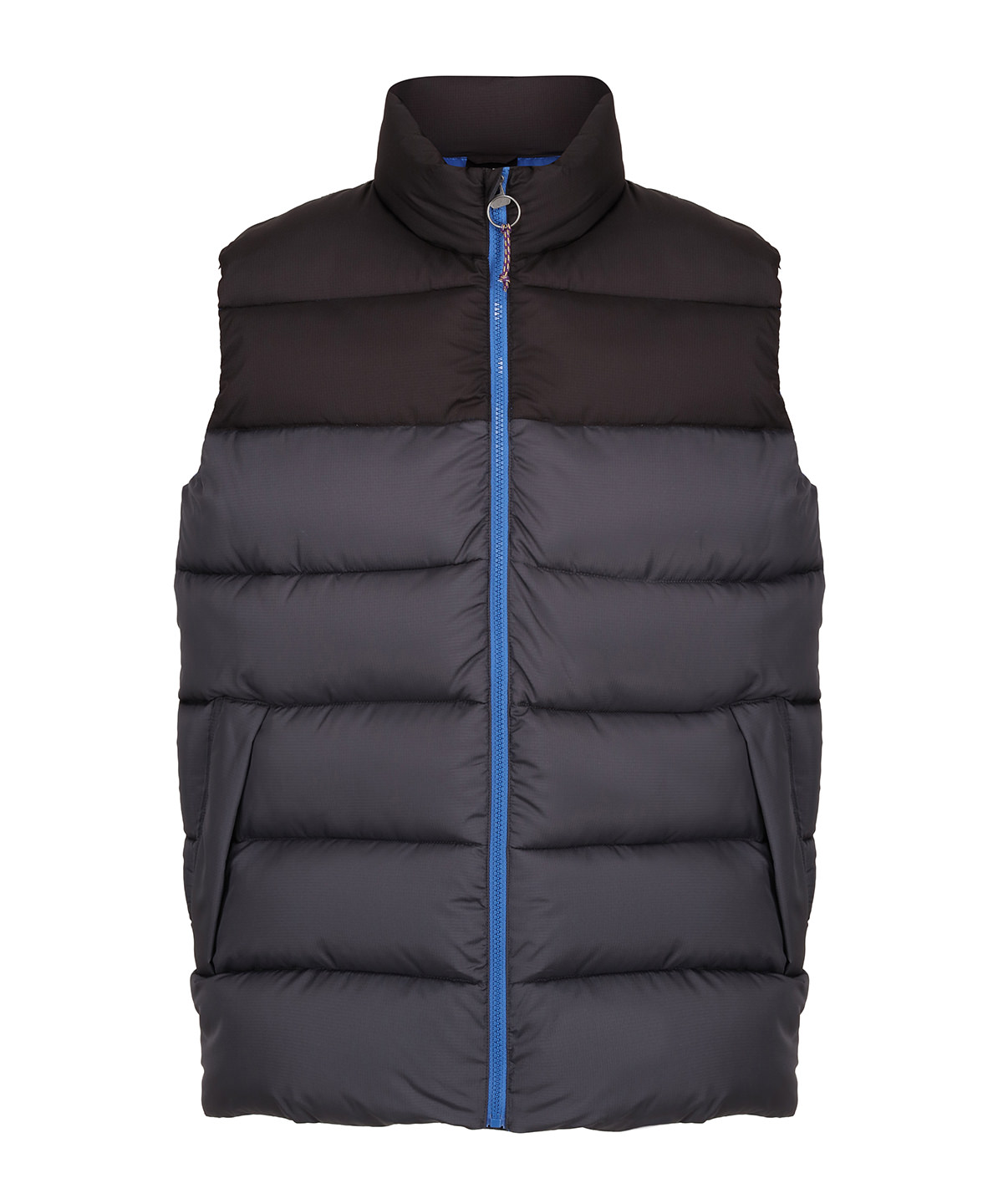 RG348_SealGrey_Black_FT Vintage puffer vest - Image 1