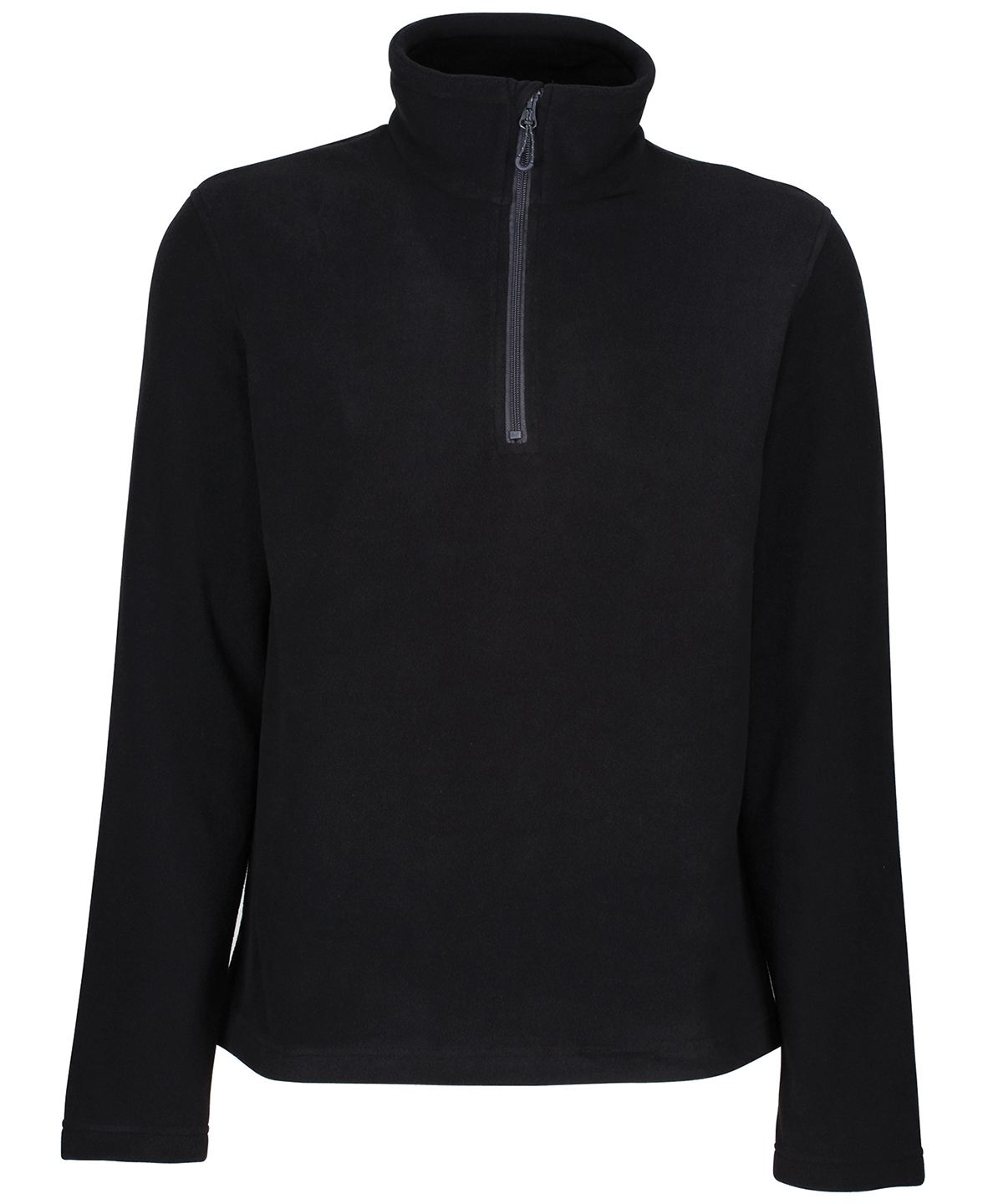 RG362_Black_FT Honestly made recycled half zip fleece - Image 1