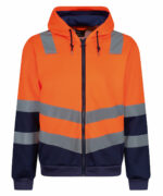 Pro hi-vis full zip hoodie