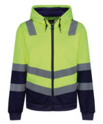 Pro hi-vis full zip hoodie - Image 2