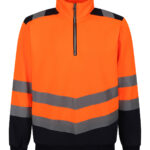 Pro hi-vis ¼-zip sweatshirt