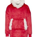 The Kids Ribbon oversized cosy reversible sherpa hoodie