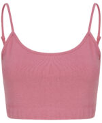 Women's sustainable fashion cropped cami top with adjustable straps - Image 2