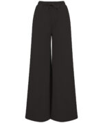 Women's sustainable fashion wide leg joggers