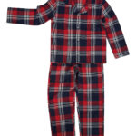 Kids tartan lounge set