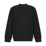 Kids sustainable fashion curved hem sweatshirt