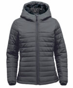 Women’s Nautilus quilted hooded jacket - Image 2