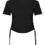 Women's TriDri® ruched crop top