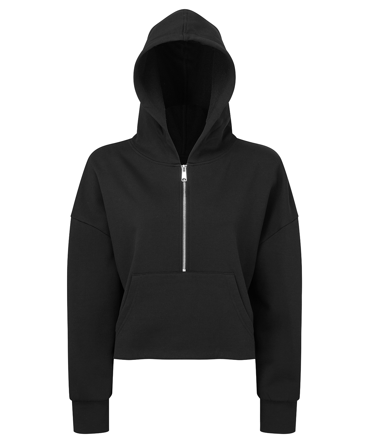 TR077_Black_FT Women's TriDriĀ® half zip hoodie - Image 1