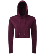 Women's TriDri® cropped hooded long sleeve t-shirt - Image 2