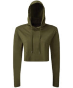 Women's TriDri® cropped hooded long sleeve t-shirt - Image 4