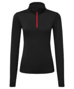 Women's TriDri® recycled long sleeve brushed back ¼ zip - Image 2
