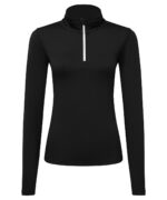 Women's TriDri® recycled long sleeve brushed back ¼ zip - Image 3
