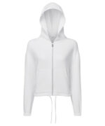 Women's TriDri® recycled cropped oversize full-zip hoodie - Image 7