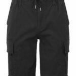Men’s drawstring cargo utility shorts