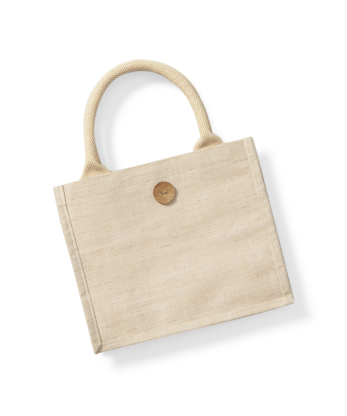 WM441_Natural_FT Juco mini gift bag - Image 1