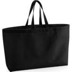 Oversized canvas tote bag