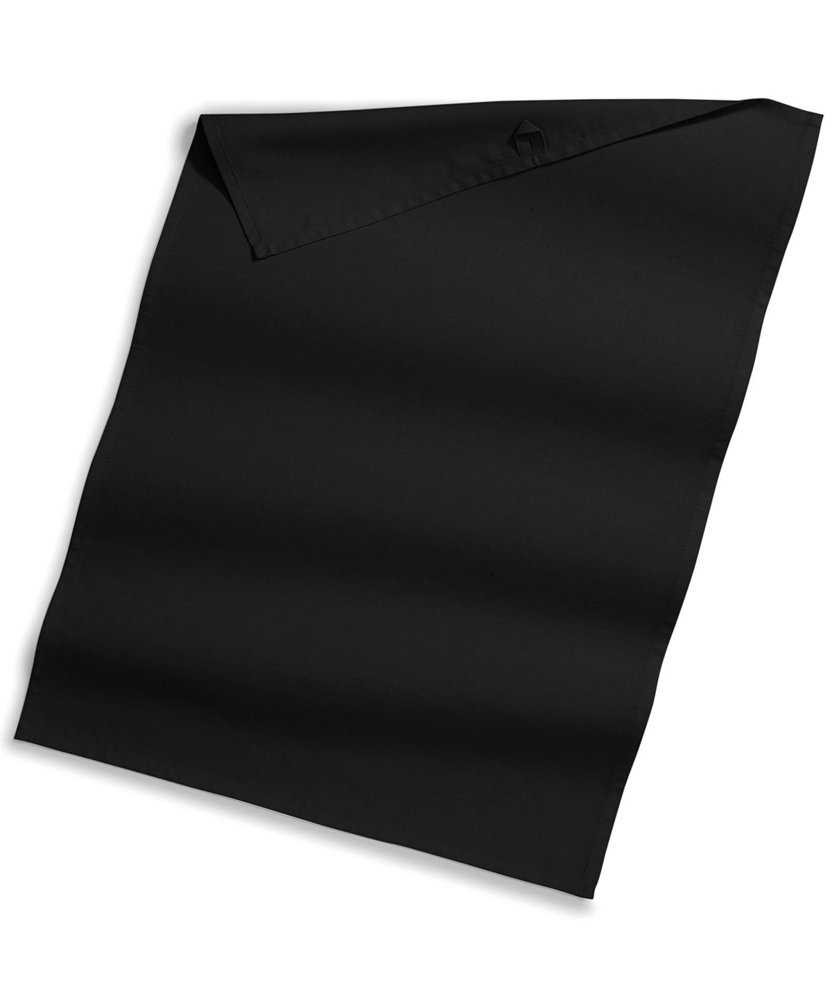 WM710_Black_FT Organic cotton tea towel - Image 1