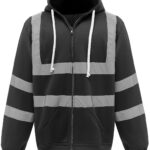 Hi-vis zip hoodie (HVK07)