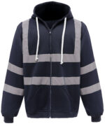 Hi-vis zip hoodie (HVK07) - Image 2
