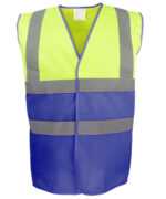 Hi-vis two-tone waistcoat (HVW122) - Image 6