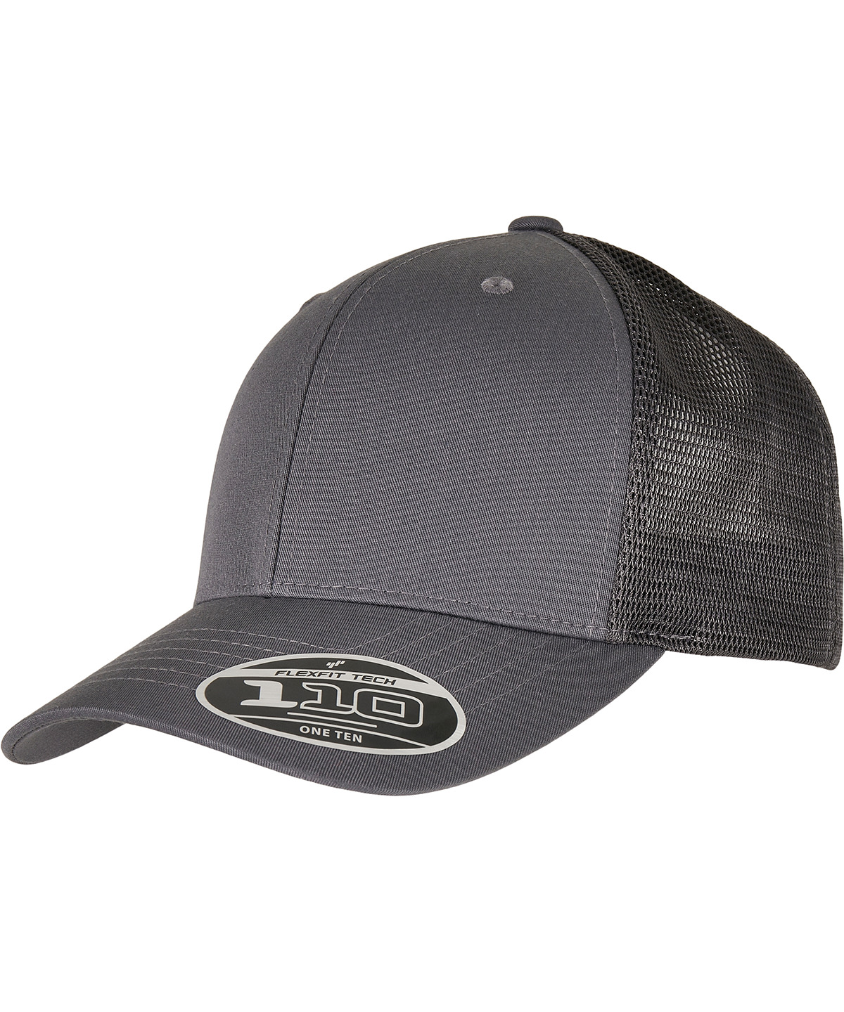 YP185_Grey_Melange_FT 110 Flexfit melange trucker (110PT) - Image 1